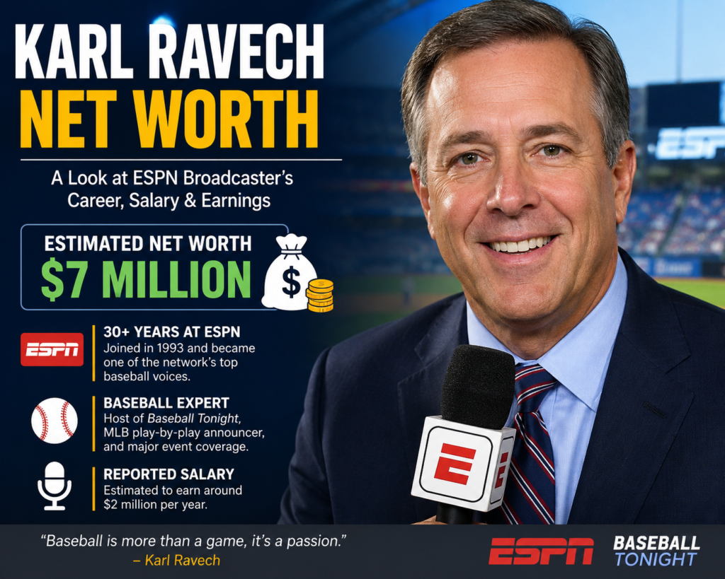 Karl Ravech net worth