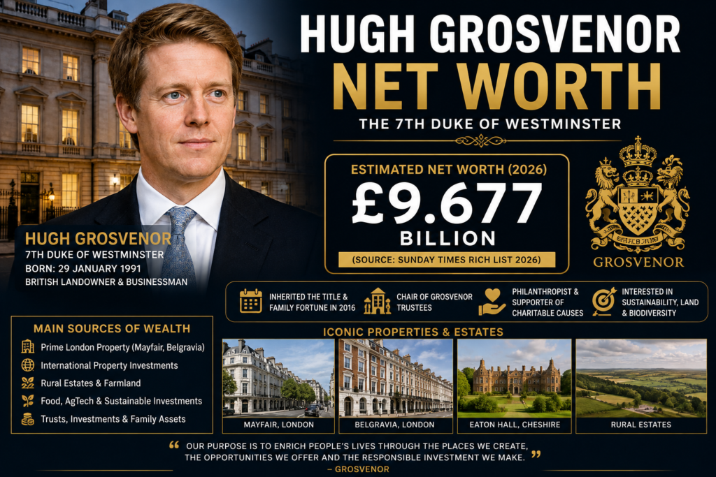 Hugh Grosvenor Net Wort